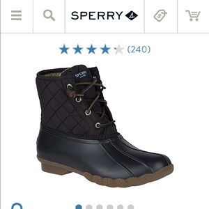 Sperry Salt Water Quilted Duck Boot